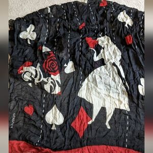 NWOT Disney Vera Bradley Alice In Wonderland Scarf